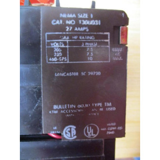 Joslyn Clark T30U031-76 TM Reversing Starter T3OUO31-76
