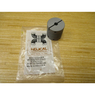 McMaster-Carr BDCAS125-8-8 Helical Flexible Shaft Coupling BDCAS12588
