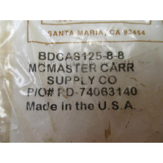 McMaster-Carr BDCAS125-8-8 Helical Flexible Shaft Coupling BDCAS12588