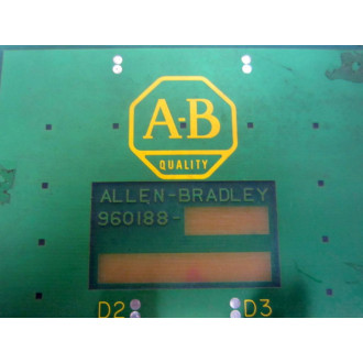Allen Bradley 960188-01 8-Slot Chassis Base Bd 960188 960662 92003 - Used