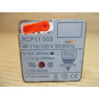 Carlo Gavazzi RCP11003 115120V Relay RCP11003 - Used