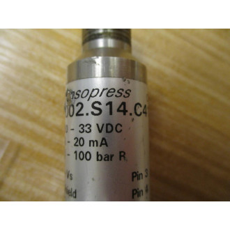 Baumer PDRB E002.S14.C410 Pressure Transmitter PDRBE002S14C410 - Used