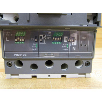 ABB Sace TMAX T4N 250 Circuit Breaker PR221DS WO Handle - Used