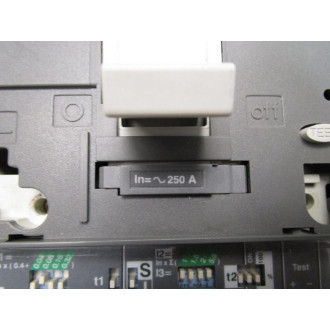 ABB Sace TMAX T4N 250 Circuit Breaker PR221DS WO Handle - Used