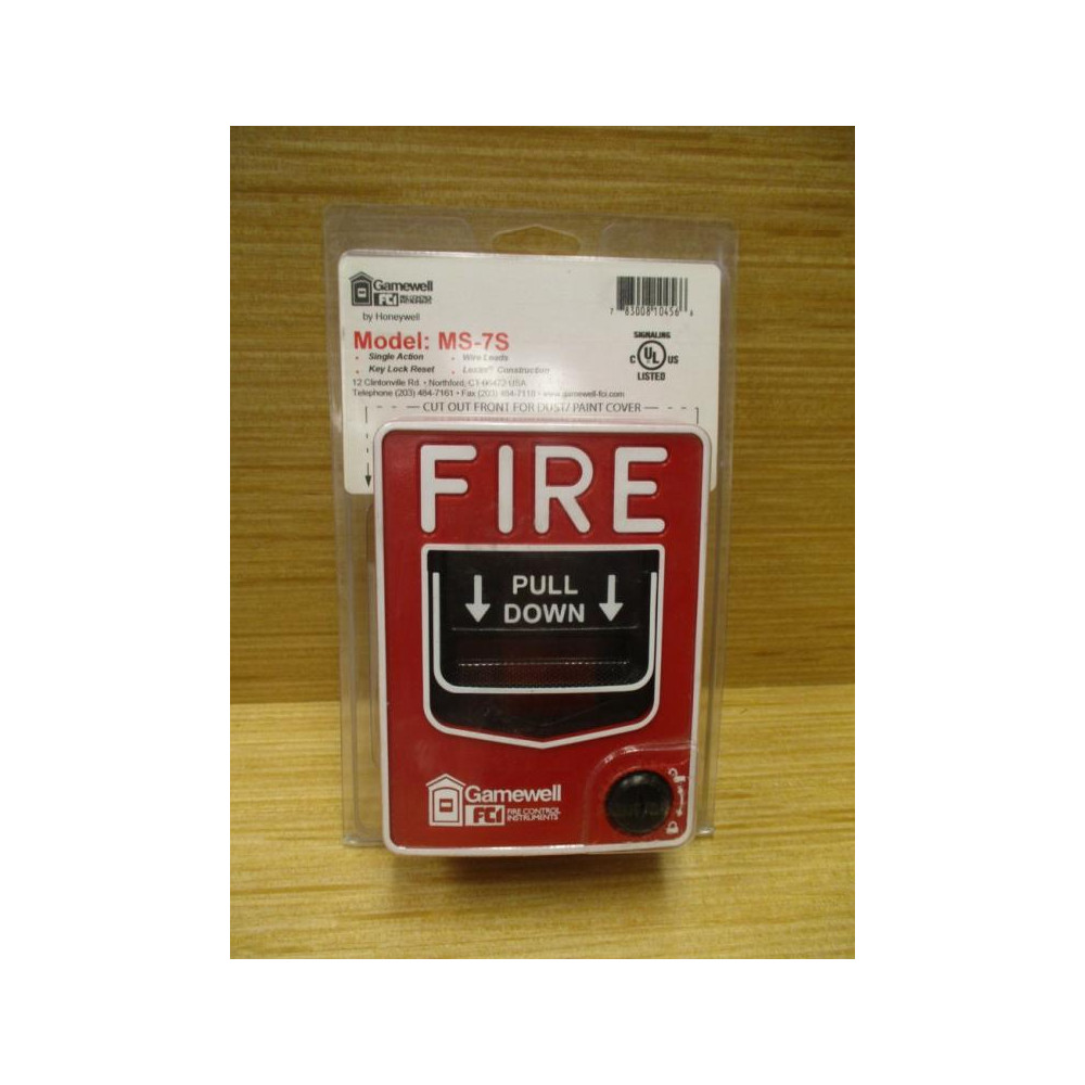 Honeywell MS-7S Gamewell Single Action Fire Alarm MS7S