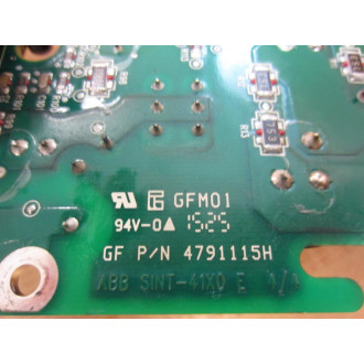 ABB SINT4120C Drive Board SINT-41X0 - Used