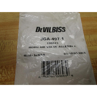 DeVilbiss JGA-497-1 Horn Air Valve Assembly 190823