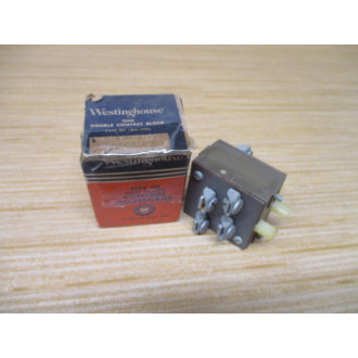 Westinghouse 450D818G03 Double Contact Block