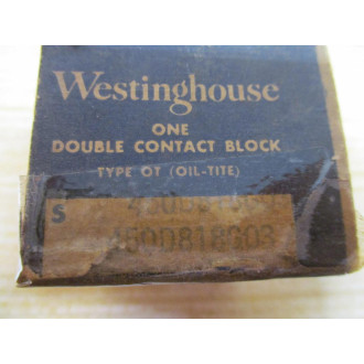 Westinghouse 450D818G03 Double Contact Block
