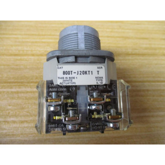 Allen Bradley 800T-J20KT1 Selector Switch 800TJ20KT1 Ser. T, WO Knob Lever