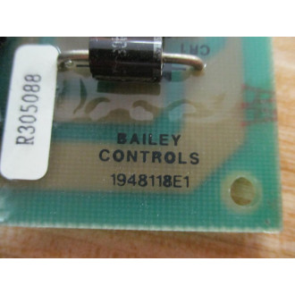 Bailey 1948118E1 ABB Power Supply Board XL60-3130 - Used