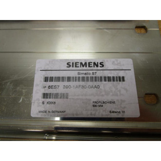 Siemens 6ES7 390-1AF30-0AA0 Mounting Rail 6ES73901AF300AA0 - Used