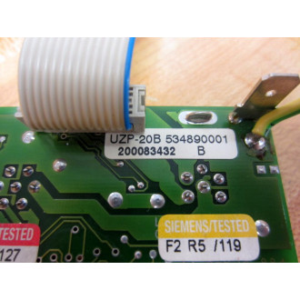 Siemens UZP-20 Adapter Board UZP-20B - Used