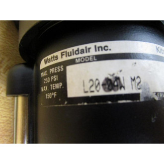 Watts Fluidair L20-04W M2 Regulator L2004WM2 WO Qix Insert - Used