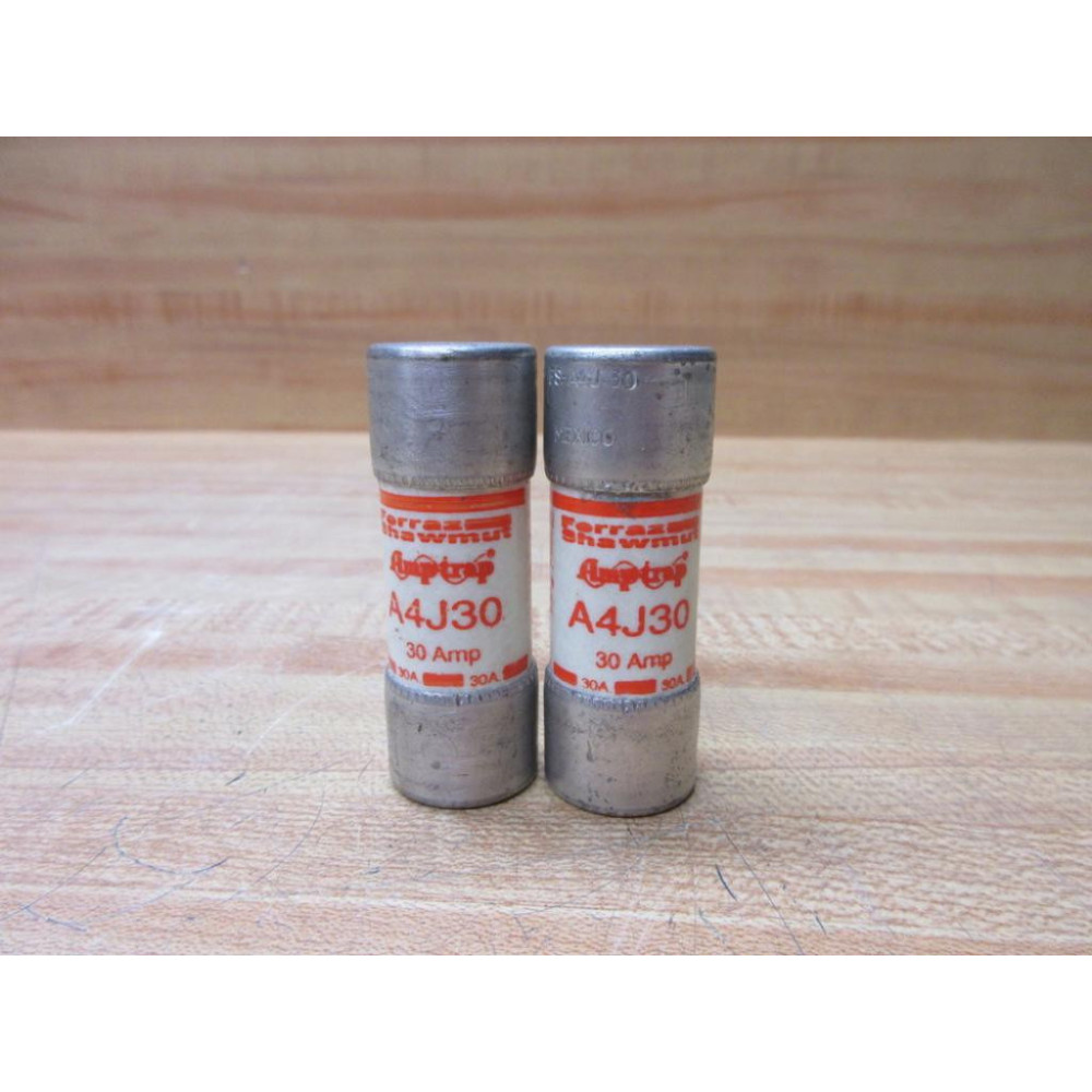 Gould Shawmut Ferraz A4J30 Mersen Amp-Trap Fuse (Pack of 2) - New No Box