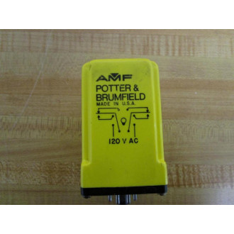 AMF Potter & Brumfield CDB-38-70001 Time Delay Relay CDB3870001 WO Knob - Used