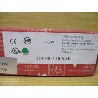 Carlo Gavazzi UA18CLD06AK Ultra Sonic Sensor
