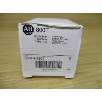 Allen Bradley 800T-H4804 Selector Switch 800TH4804 Ser. T