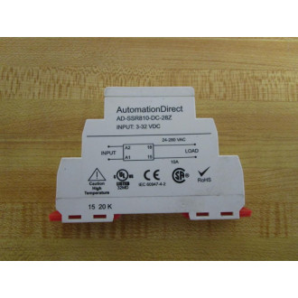 Automation Direct AD-SSR810-DC-28Z Relay ADSSR810DC28Z - New No Box