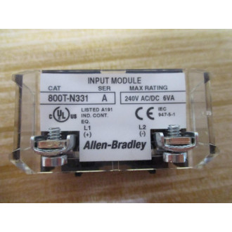 Allen Bradley 800T-N331 Input Module 800TN331 Ser.A - New No Box