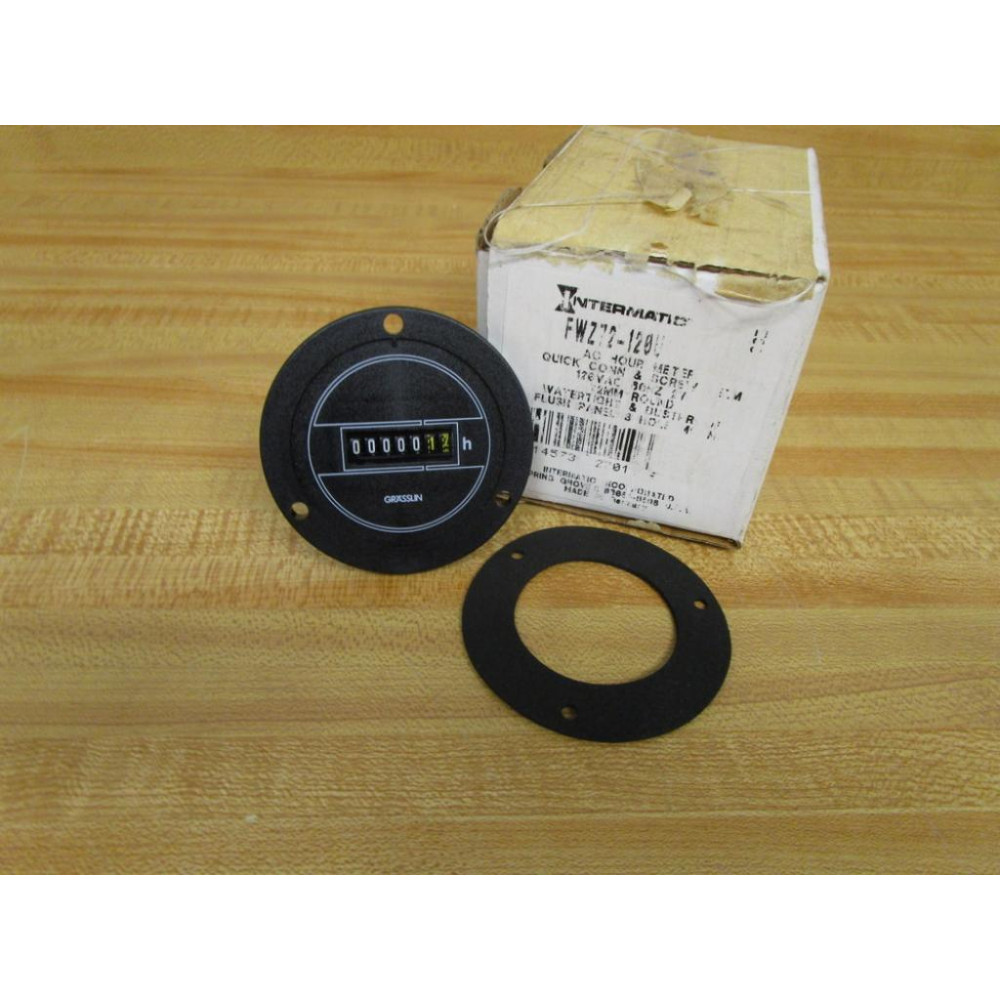 Intermatic FWZ72-120U Grasslin Hour Meter FWZ72-L wGasket