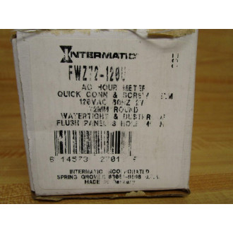 Intermatic FWZ72-120U Grasslin Hour Meter FWZ72-L wGasket