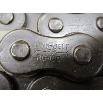Link-Belt 100 FR 10FT Roller Chain RC-100 WO Replacement Link