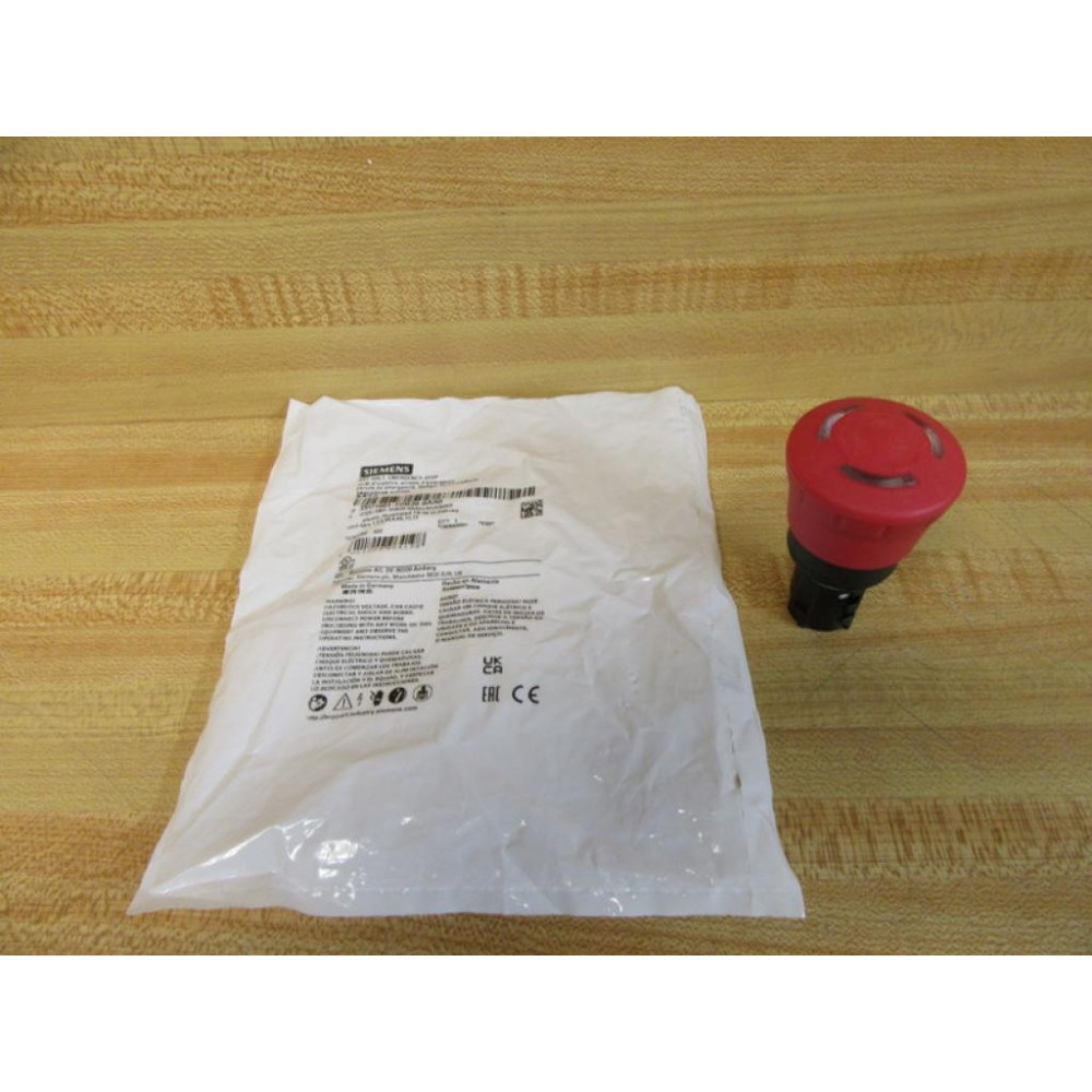 Siemens 3SU1001-1HB20-0AA0 Push Button Switch