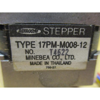 Astrosyn 17PM-M008-12 Stepper Motor T4622 T4622 - Used