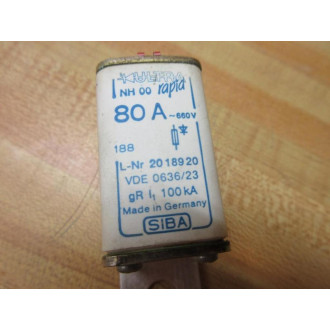 Siba 2018920-80 Fuse 2018920 - New No Box