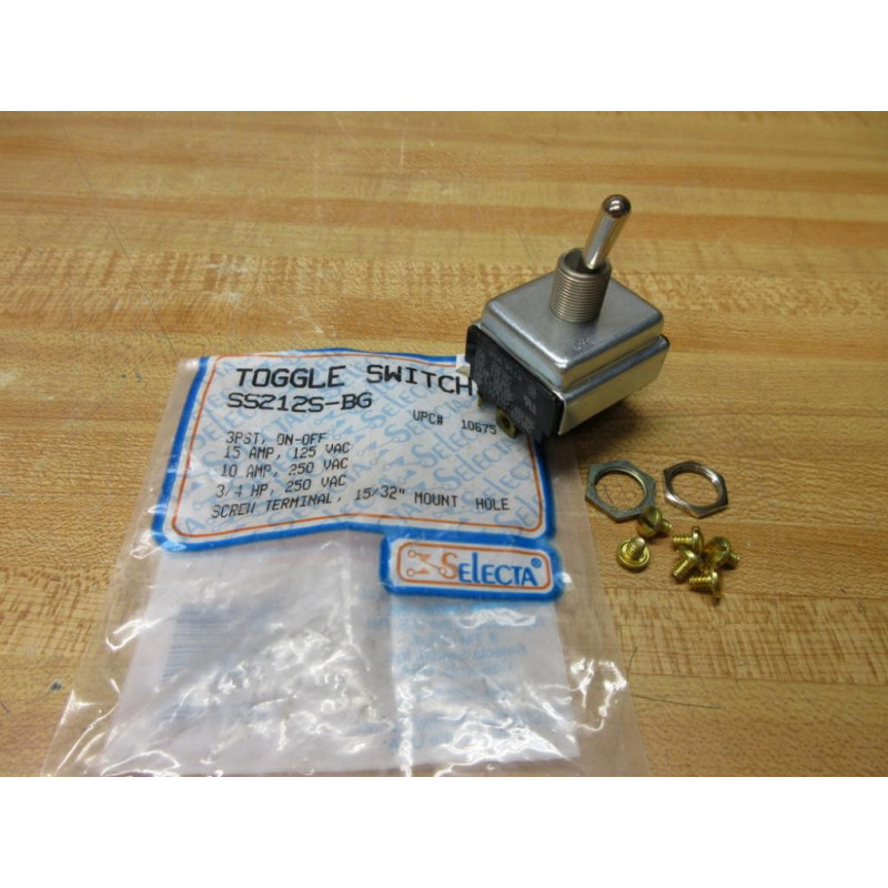 Eaton SS212S-BG Selecta Toggle Switch SS212SBG