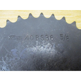 Martin 40 BS36 58 Sprocket 40BS3658 - Used