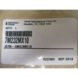 Sprecher + Schuh D7M-232MX10 Selector Switch Assembly