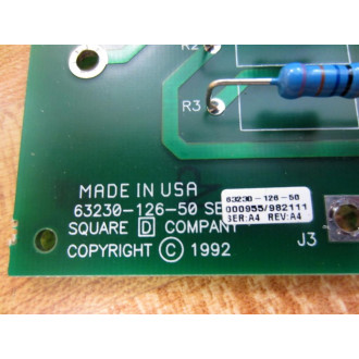 Square D 63230-126-50 Circuit Board 6323012650 - Used