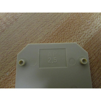 Weidmuller AP SAK2.5 End Plate APSAK25 (Pack of 15)