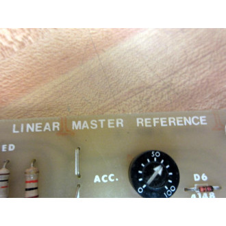 ESI B82009 Linear Master Reference Bd LMR-3 WO Relays - Used