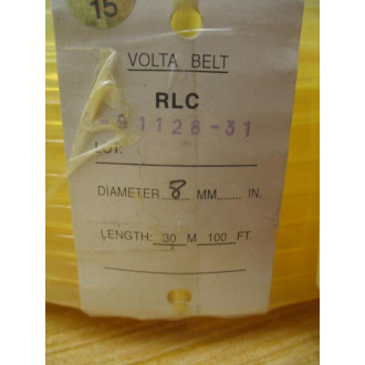Burrell Leder Beltech RLC-91126-31 Volta Belt Round Belting 4374920