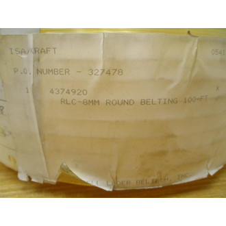Burrell Leder Beltech RLC-91126-31 Volta Belt Round Belting 4374920