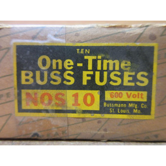 Buss NOS-10 Bussmann Fuse Cross Ref 4XH04 (Pack of 10)