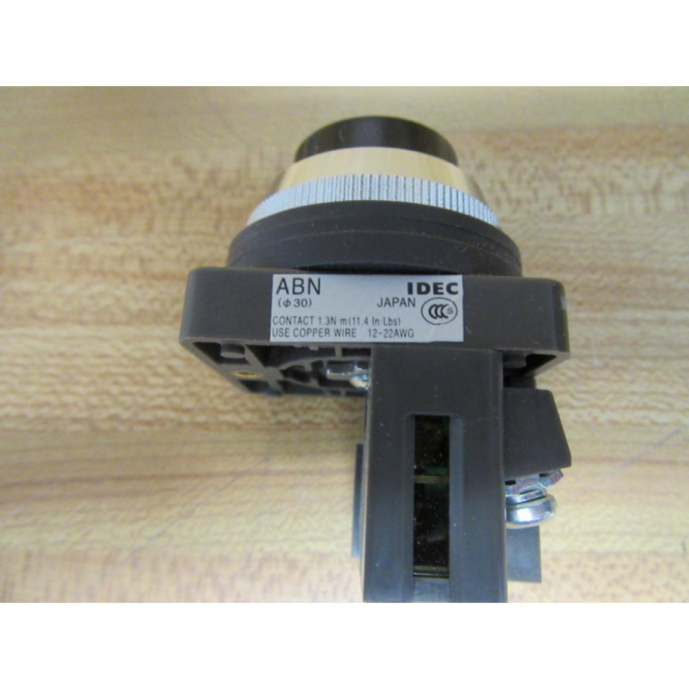 Nub Button IDEC ABD210NUB Black Momentary Push Button ABD WNormally Open Block