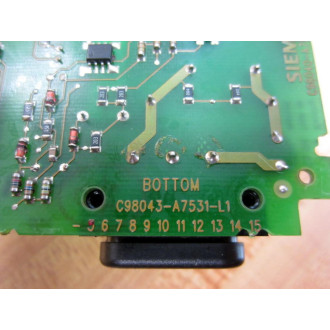 Siemens C98040-A7531-C1-3 Specialty PS Board C98043-A7531-L1 - Used