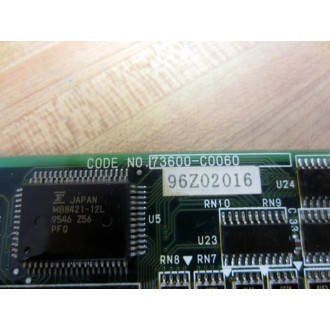 Yaskawa 73600-C0060-01 Control Card  73600-C0060 - Used