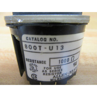 Allen Bradley 800T-U13 Potentiometer 800TU13 Series P