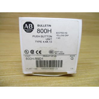 Allen Bradley 800H-R9D1 Push Button 800HR9D1 Ser. G