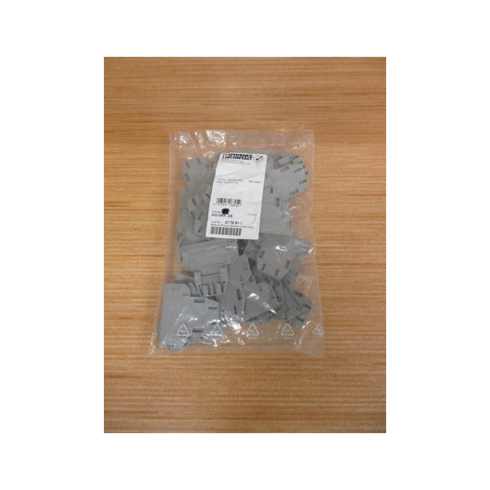 Phoenix Contact DG-UKK 35 Spacer Plate 2770817 (Pack of 30)