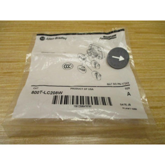 Allen Bradley 800T-LC208W Legend Cap 800TLC208W (Pack of 4)