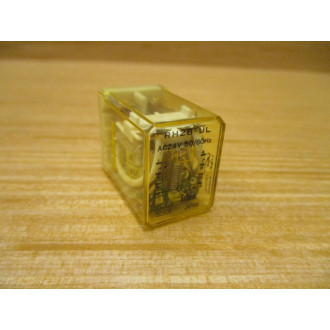 IDEC RH2B-UL-AC24V Relay RH2B-UL-24V 24VAC - New No Box