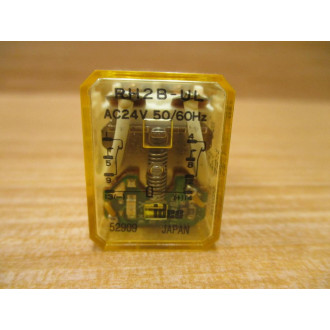 IDEC RH2B-UL-AC24V Relay RH2B-UL-24V 24VAC - New No Box