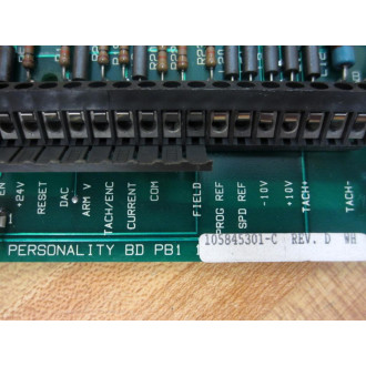 Fincor 105845301-C Personality PB1 Board 105845301 RR07100191 Rev.D - Refurbished