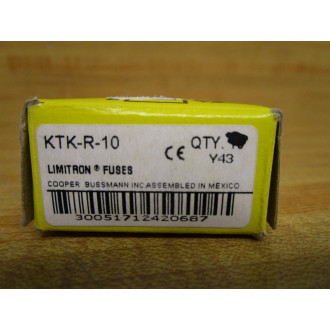 Buss KTK-R-10 Bussmann Fuse Cross Ref 4XC25 (Pack of 6)